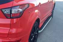Ford Kuga/Escape 2013–2019 Sivuportaat Tayga Grey (2 kpl, alumiini) kuva 12