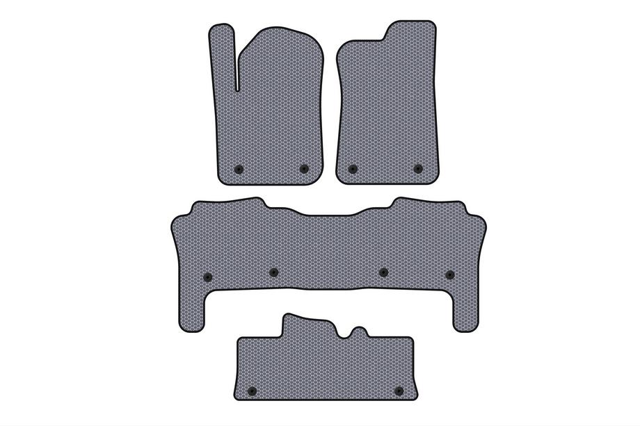 Infiniti QX56 2010–2013 Carsuit-kumimatot (3 riviä, harmaa) Kuva 1