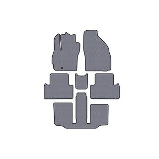Kumimatot Carsuit (3 riviä, 7-paikkainen, harmaa) kuva 1