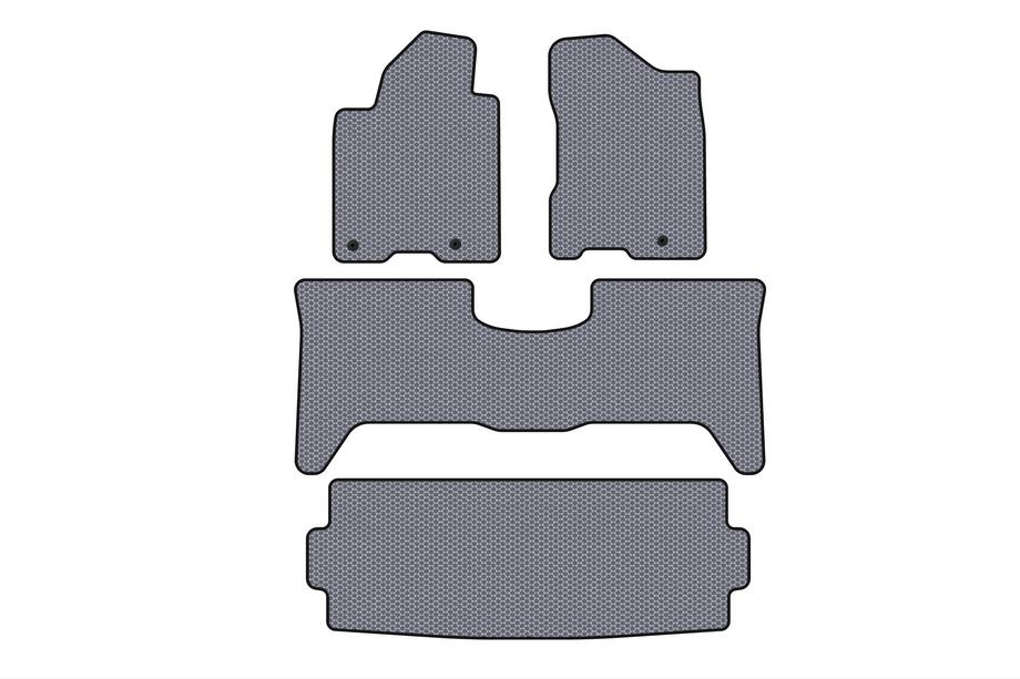Nissan Armada 2003–2015 Kumimatot Carsuit (3 riviä, 2003-2008 Harmaa) Image