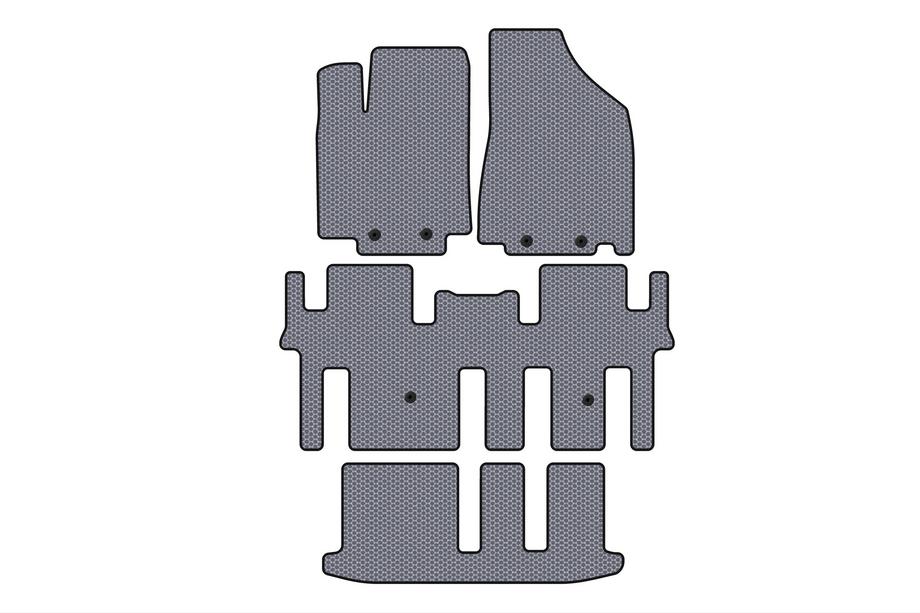 Nissan Pathfinder R52 2012–2021 Carsuit-kumimatot (3 riviä, harmaa) Image
