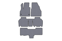Renault Kangoo 2008–2020 Carsuit kumimatot (3 riviä, 5-ovinen/7-paikkainen, harmaa) kuva 1