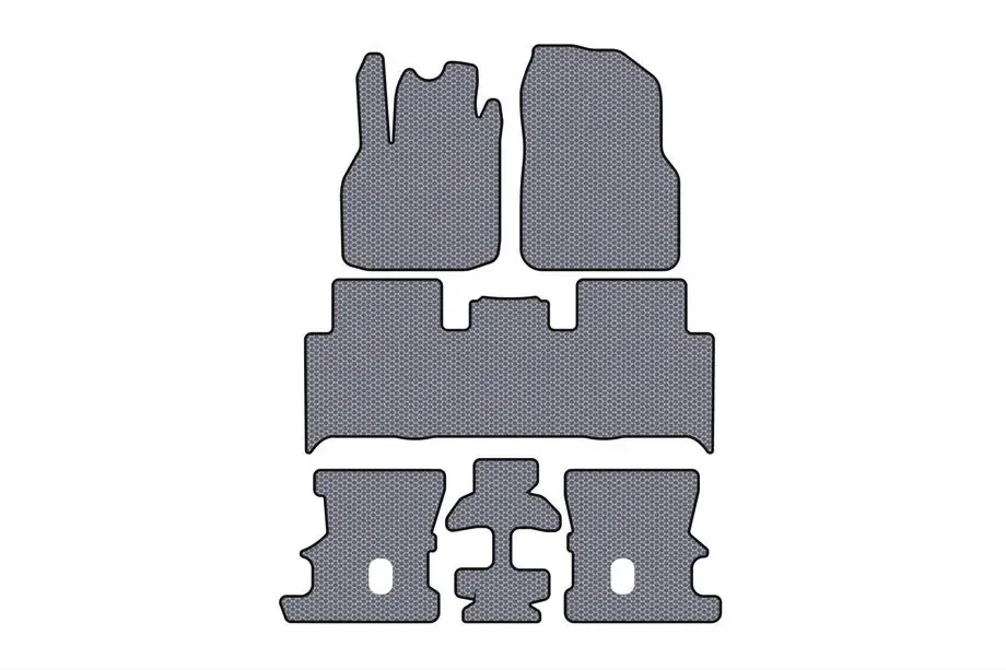 Renault Scenic/Grand 2003–2009 Carsuit-kumimatot (3 riviä, harmaa) Image