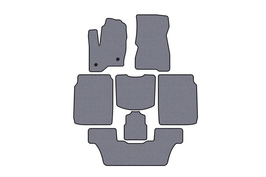 Ford Flex 2009–2019 Carsuit kumimatot (3 riviä, 2013-2019, harmaa) Image