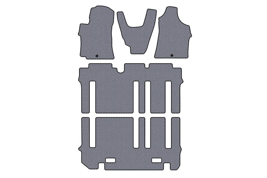 Hyundai H300, H1, Starex 2008–2020 Carsuit kumimatot (täysi sarja matkustamoon, harmaa) Image