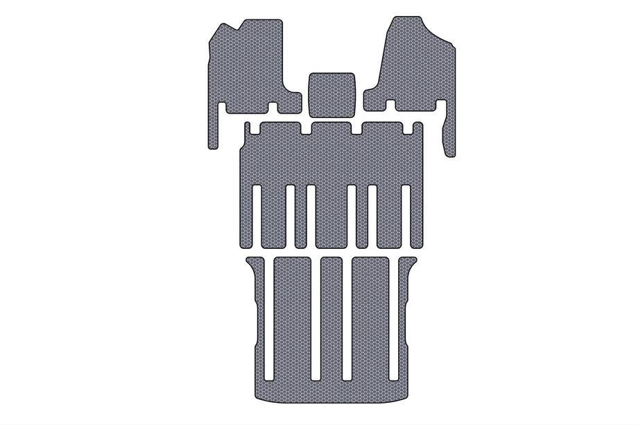 Kia Carnival 2002–2013 Carsuit-kumimatot (3 riviä, harmaa) Image