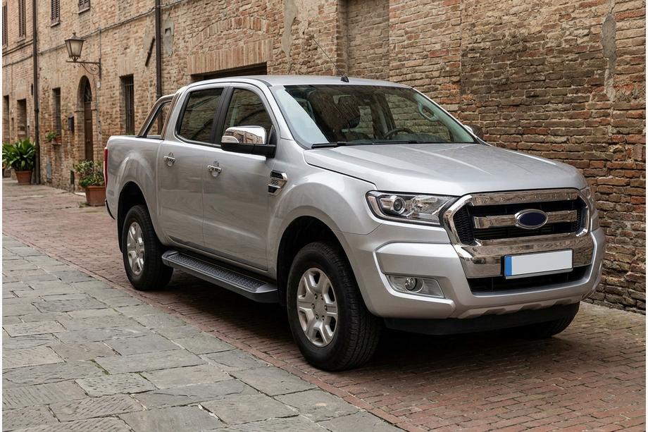 Ford Ranger 2011–2022 Allmond Black sivuportaat (2 kpl, alumiini) Image