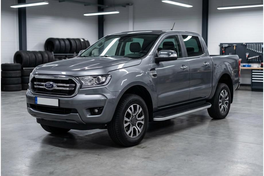 Ford Ranger 2011–2022 Tayga Grey -sivuaskelmat (2 kpl, alumiini) Image