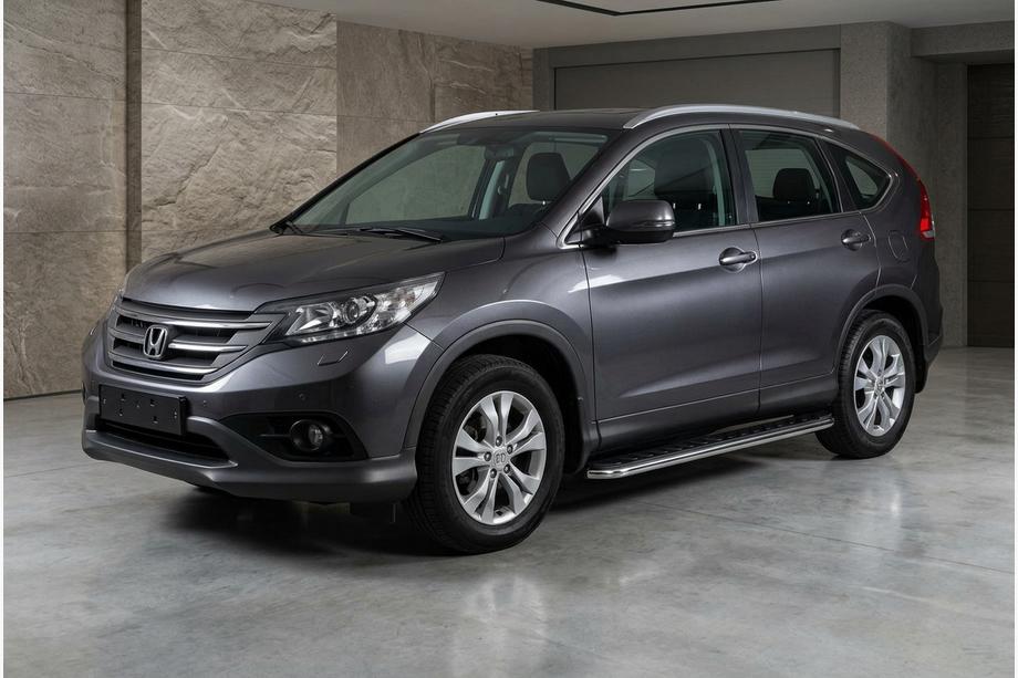 Honda CRV 2012–2016 Maydos V1 sivuportaat (2 kpl, alumiini ↗ ruostumaton teräs) Kuva 1