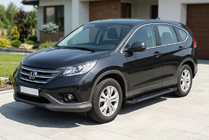 Honda CRV 2012–2016 RedLine Black sivuportaat (2 kpl, alumiini) kuva 1