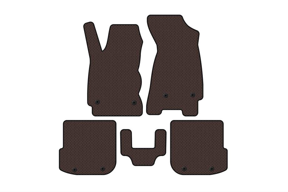 Audi A4 B5 1994–2001 Kumimatot Carsuit (Sedan, ruskea) Image