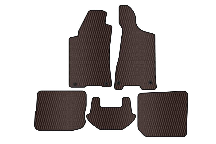 Audi 80/90 1987–1996 Carsuit kumimatot (1991-1996, Sedan, ruskea) Image