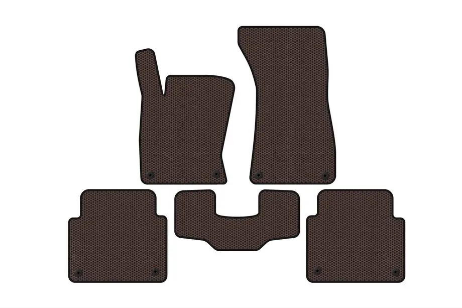 Audi A8 2002–2009 Kumimatot Carsuit (Short, ruskea) Image