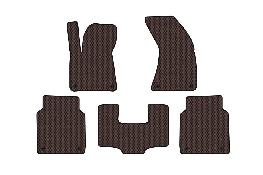 Audi A8 2010–2018 Kumimatot matkustamoon Carsuit (Long, ruskea) Image