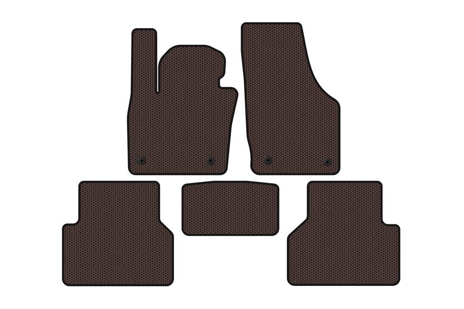 Audi Q3 2011–2019 Kumimatot Carsuit (Ruskea) Image