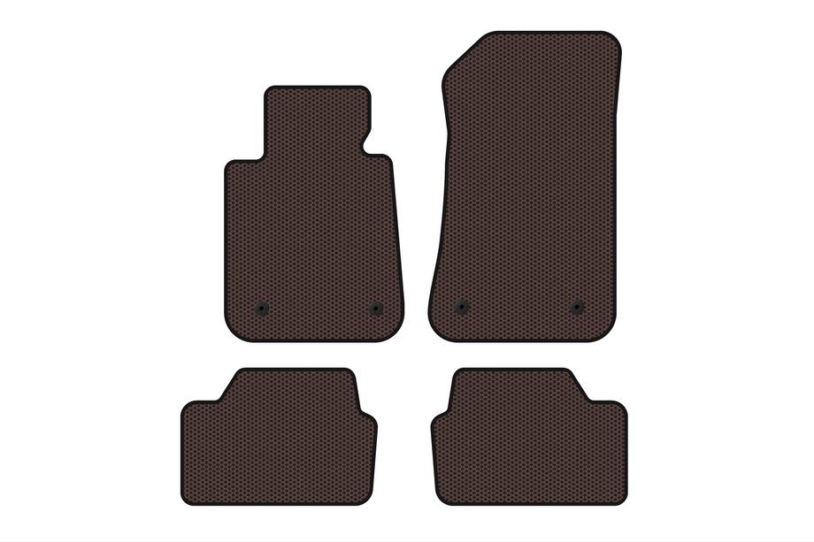 BMW 1-sarja E81/E82/E87/E88 2004–2011 Kumimatot Carsuit (Ruskea) Image