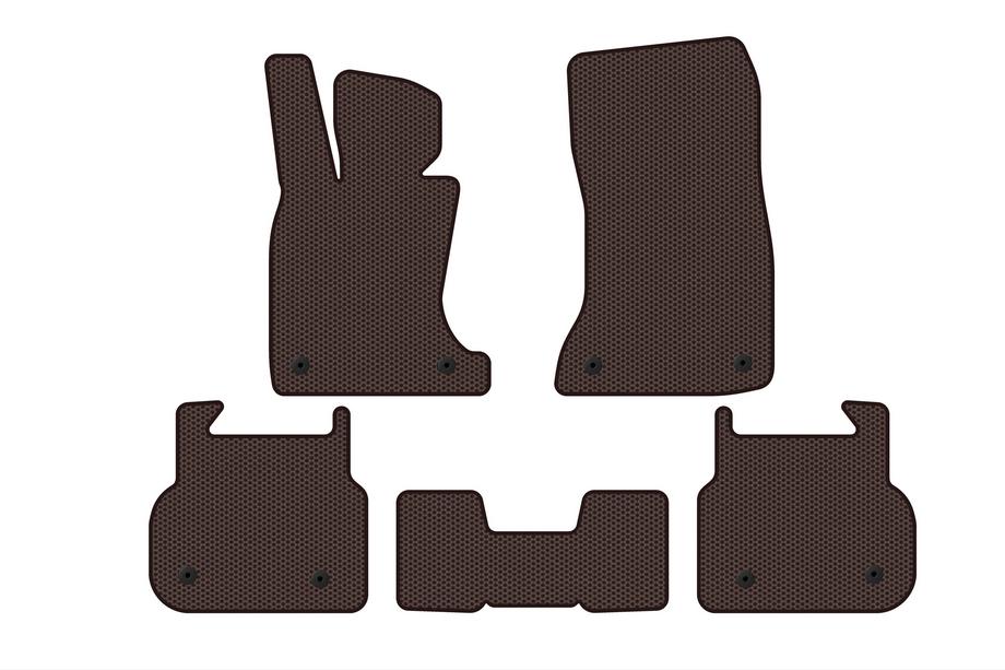 BMW 7-sarja F01/F02 2008–2015 Carsuit kumimatot sisätilaan (F01, ruskea) Image