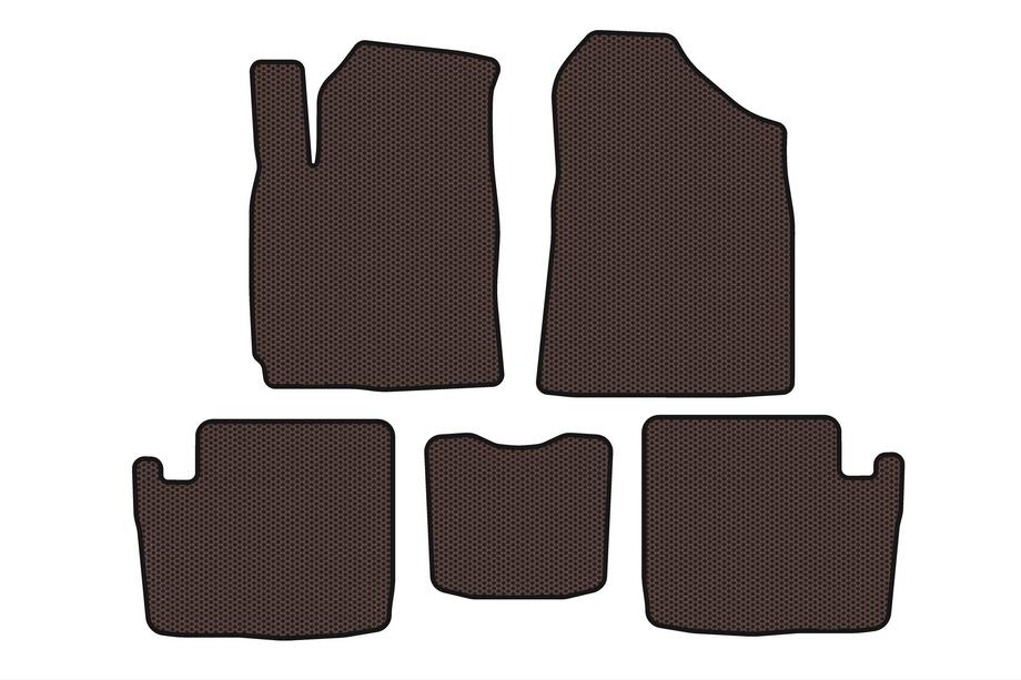 Chery Tiggo 1 2005–2016 Kumimatot Carsuit (2005-2009, ruskea) Image