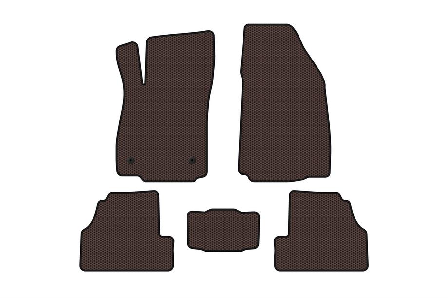 Chevrolet Trax 2012–2023 Kumimatot Carsuit (2012-2019, ruskea) Image