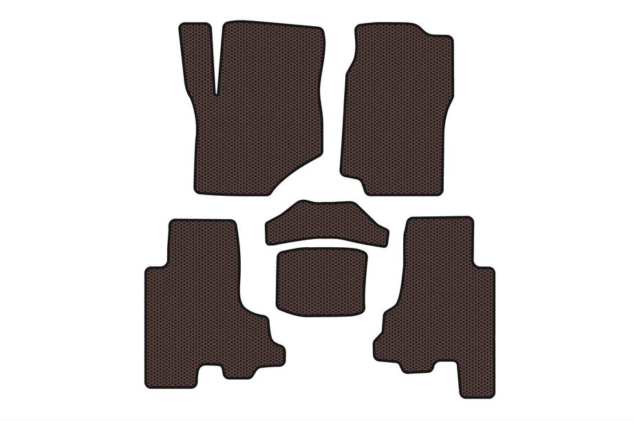 Chevrolet Trailblazer 2002–2012 Kumimatot Carsuit (Ruskea) Image