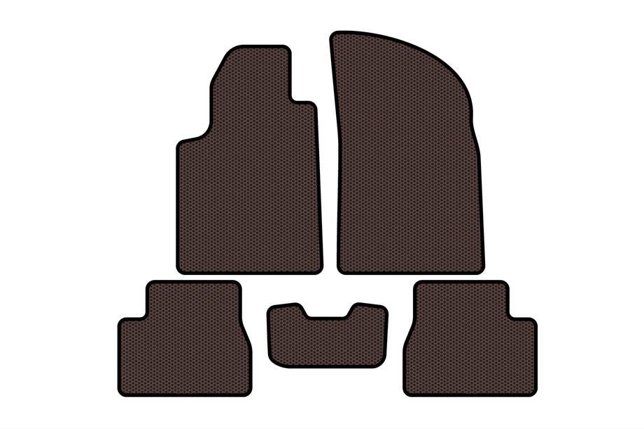 Citroen C-3 2002–2009 Kumimatot Carsuit (Ruskea) Image