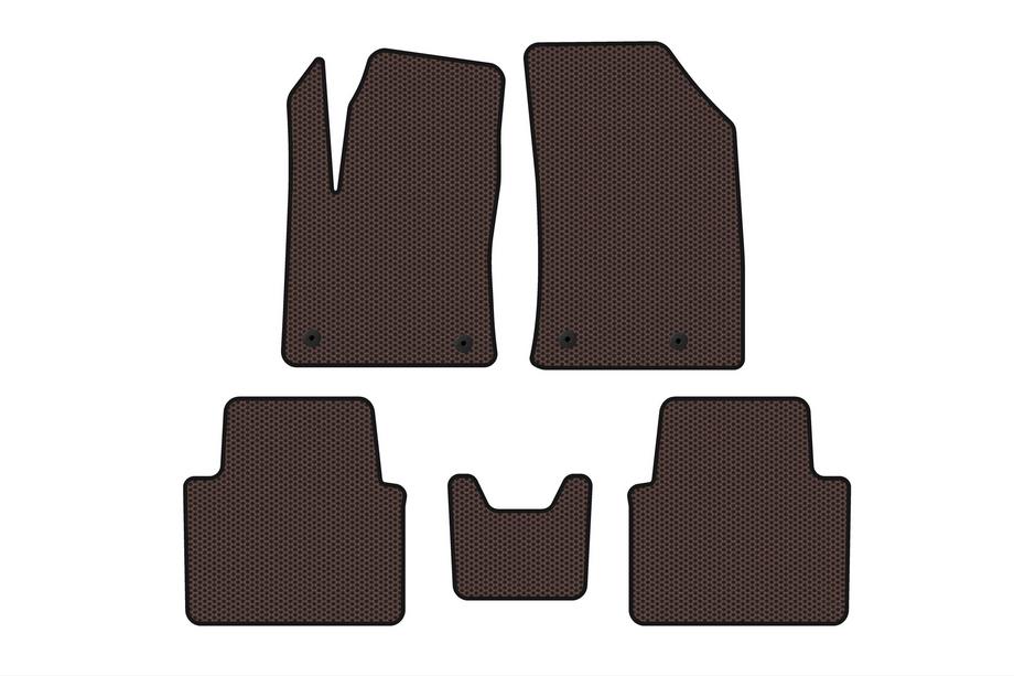 Citroen C-3 Aircross 2017–2024 Kumimatot Carsuit (Ruskea) Image