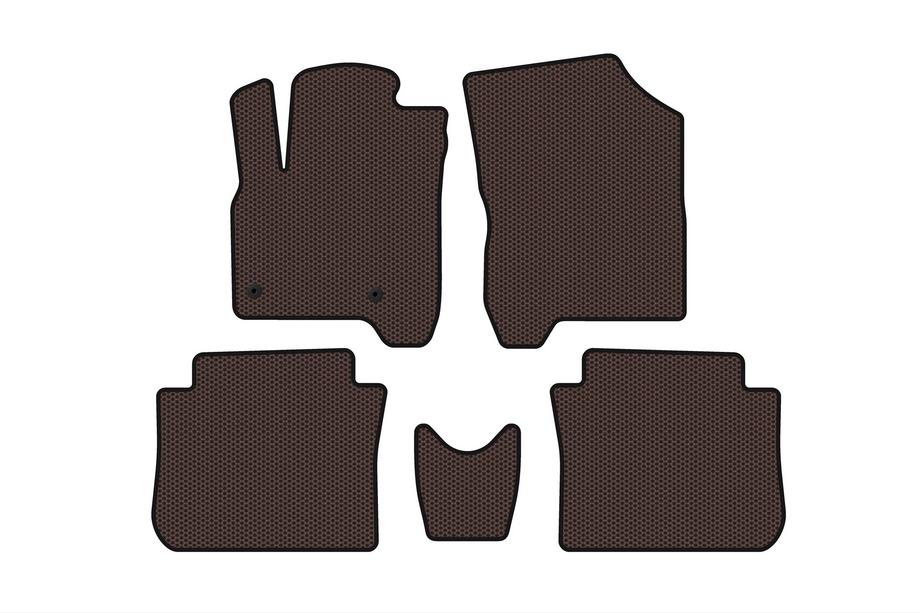 Citroen C-3 Picasso 2010–2017 Kumimatot Carsuit (Ruskea) Image