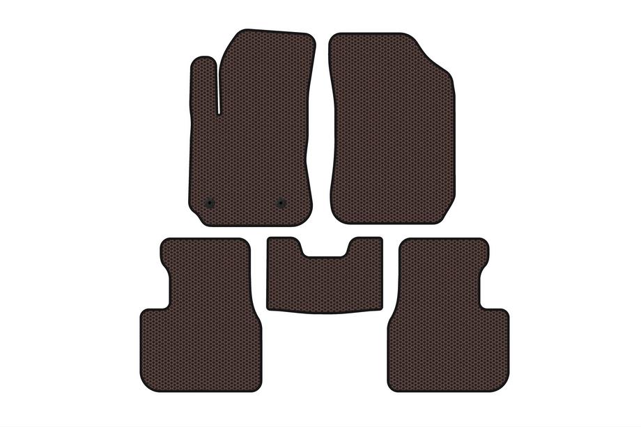 Citroen Cactus 2014–2020 Kumimatot Carsuit (Ruskea) Image