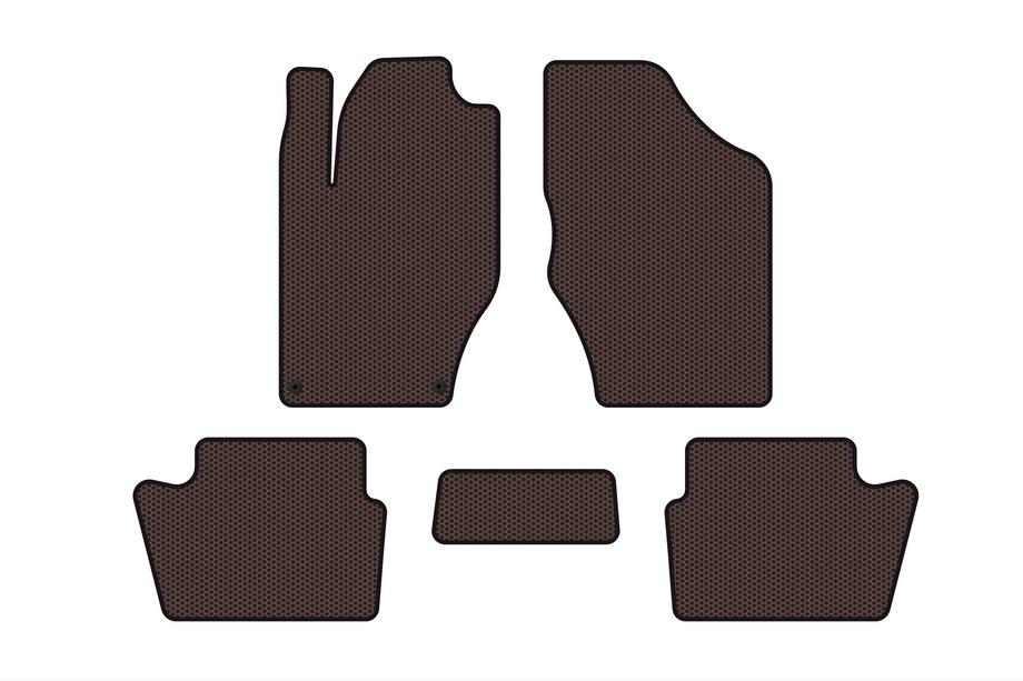 Citroen DS-4 2010–2015 Kumimatot Carsuit (HB, ennen faceliftia, ruskea) Image