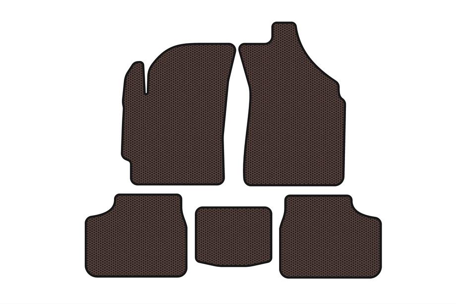 Daewoo Matiz 2009–2015 Kumimatot Carsuit (Ruskea) Image