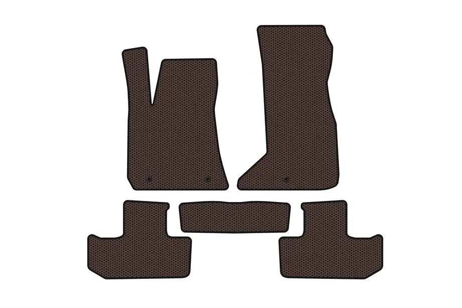 Dodge Challenger 2008–2023 Carsuit kumimatot matkustamoon (Coupe, ruskea) Image