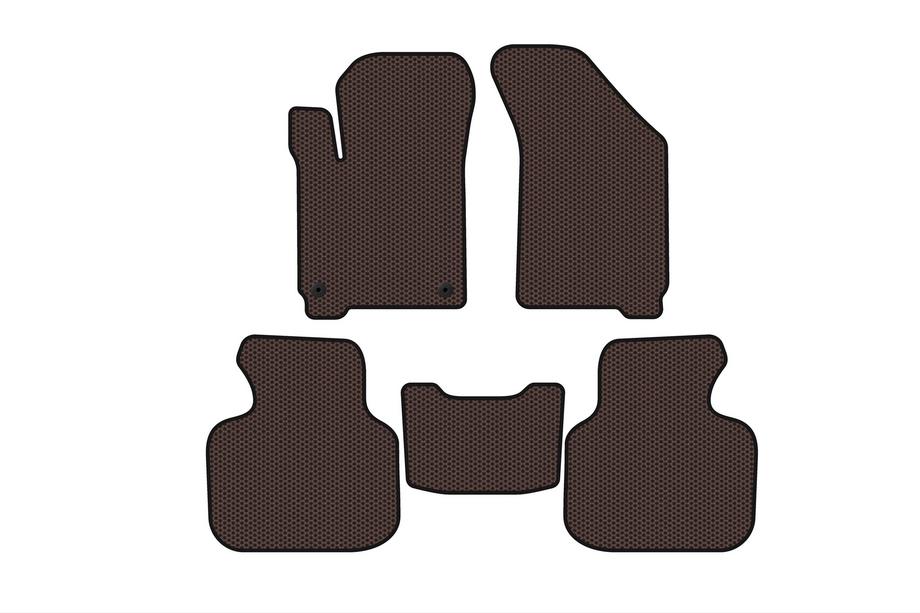 Dodge Journey 2008–2020 Kumimatot Carsuit (2011-2020, 7-paikkainen, ruskea) Image