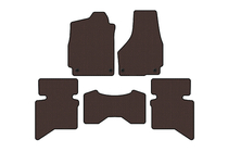 Dodge RAM (DS/DJ/D2) 2009–2024 Kumimatot Carsuit (2009+, 5-paikkainen/4-paikkainen hytti, ruskea) kuva 1