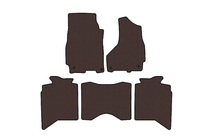 Dodge RAM (DS/DJ/D2) 2009–2024 Kumimatot Carsuit (2013+, 5-paikkainen, ruskea) kuva 1