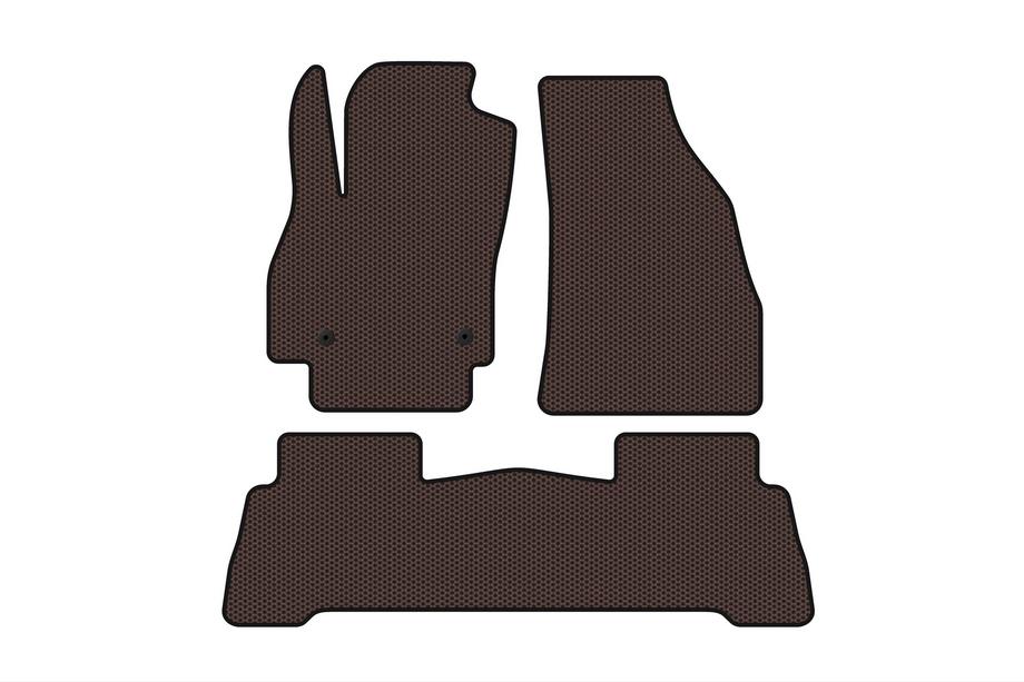 Fiat Fiorino/Qubo 2008–2024 Carsuit kumimattosarja matkustamoon (Fiorino, ruskea) Image