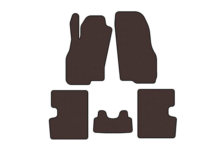 Fiat Punto Grande/EVO 2006–2018 Kumimatot Carsuit (HB, 5-ovinen, ennen faceliftia, ruskea) Image