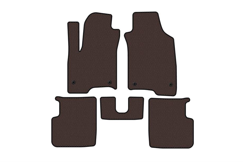 Fiat Panda 2011–2023 Kumimatot Carsuit (Ruskea) Image