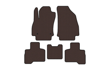 Fiat Fiorino/Qubo 2008–2024 Carsuit kumimatot matkustamoon (Qubo 2008-2016, ruskea) kuva 1