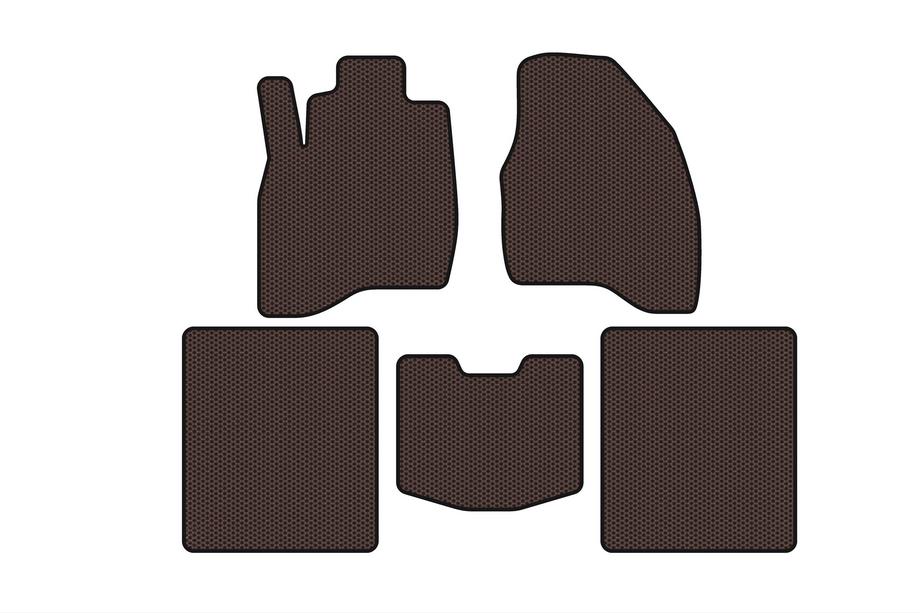 Ford Explorer 2011–2019 Kumimatot Carsuit (2015-2019, 5-paikkainen, ruskea) Image