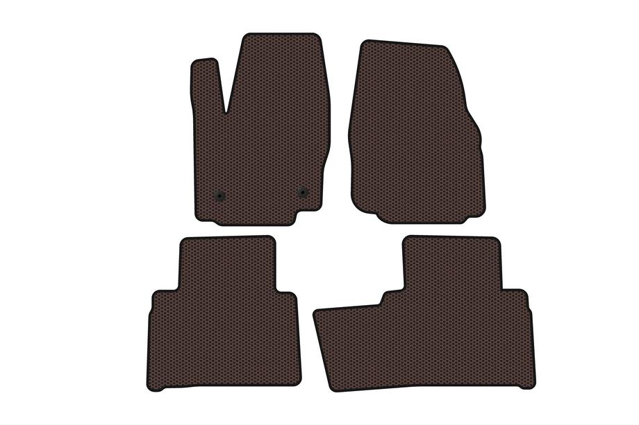 Ford Galaxy 2007–2015 Carsuit kumimatot matkustamoon (2 istuinriviä, ruskea) Image