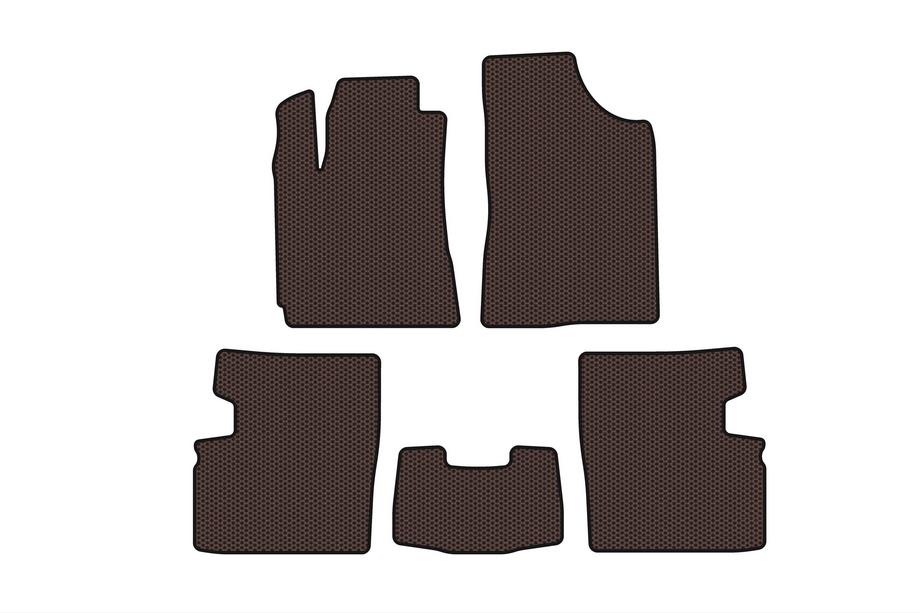 Geely Emgrand EC7 2009– Kumimatot Carsuit (2009-2014, HB, 5-ovinen, ruskea) Image