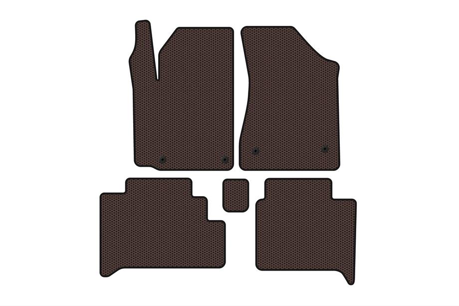 Geely GC-5 2010–2015 Kumimatot Carsuit (HB, ruskea) Image