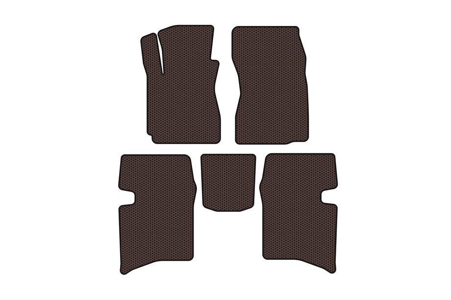 Geely MK 2006–2014 Kumimatot Carsuit (SD, ruskea) Image