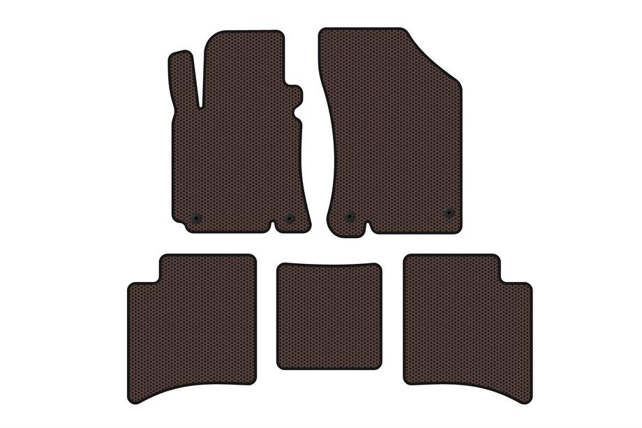 Geely MK Cross 2010–2016 Kumimatot Carsuit (Ruskea) Image