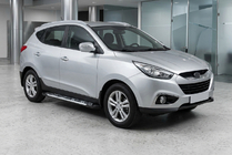 Hyundai IX-35 2010–2015 Sunrise sivuportaat (2 kpl, alumiini) kuva 1