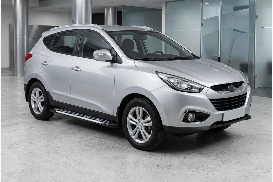 Hyundai IX-35 2010–2015 Sunrise sivuportaat (2 kpl, alumiini) Image