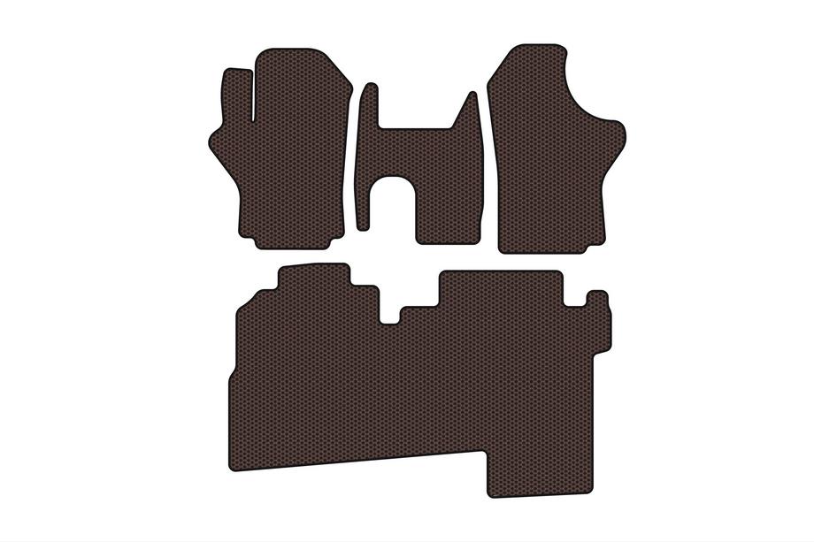 Hyundai H200, H1, Starex 1998–2007 Kumimatot Carsuit (2004-2007, 2 riviä, 8-paikkainen, ruskea) Image