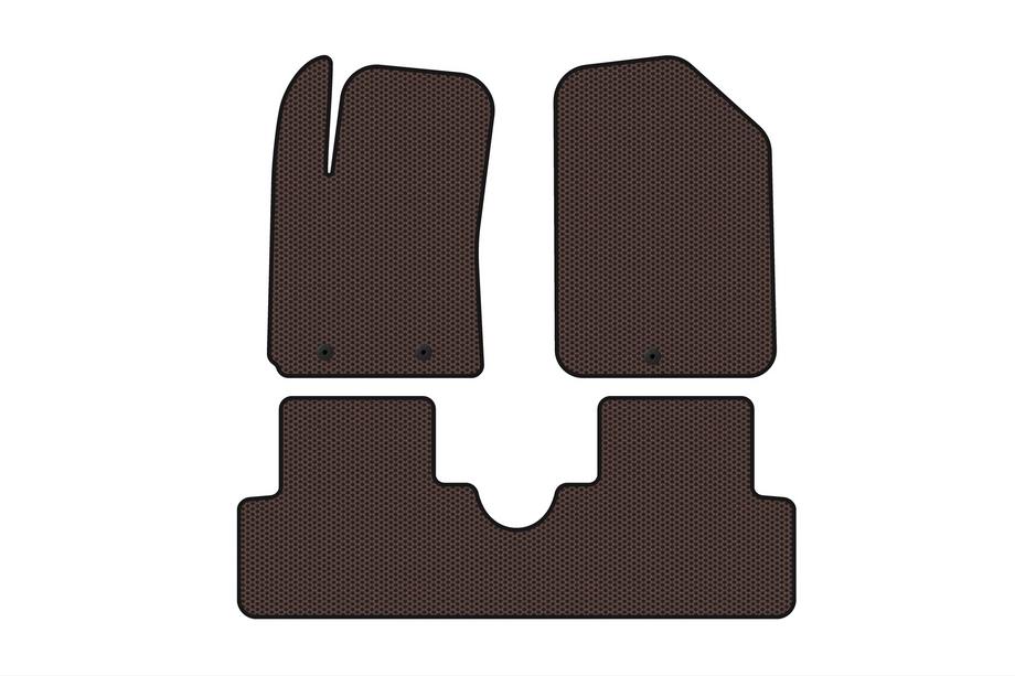 Hyundai I-10 2014–2017 Kumimatot Carsuit (HB, ruskea) Image