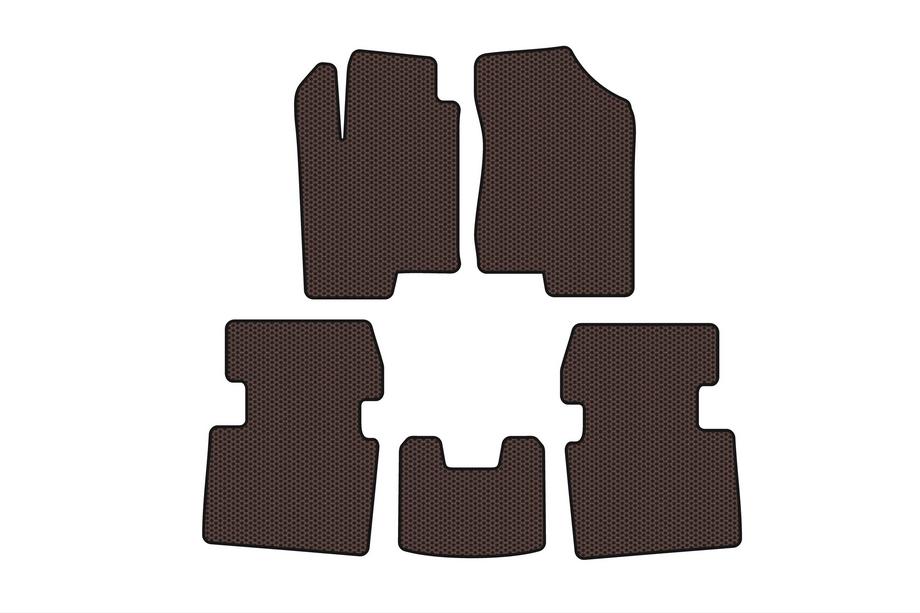 Hyundai Sonata NF 2004–2009 Kumimatot Carsuit (Ruskea) Image