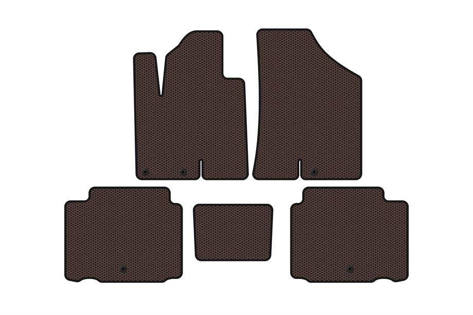 Hyundai IX55 2007–2012 Kumimatot Carsuit (Ruskea) Image